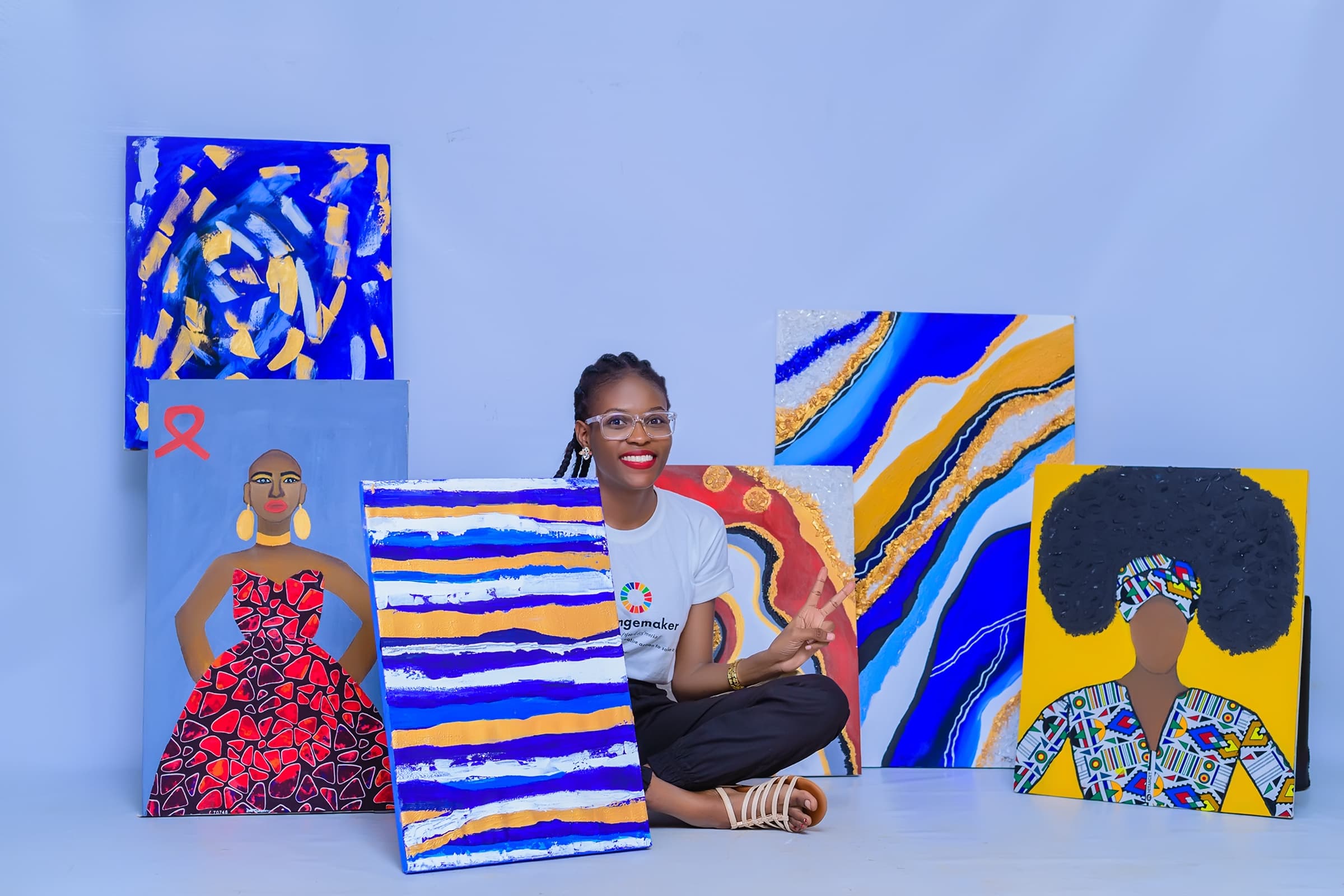 This 25-Year-Old Artist is Using Art To Build A Cancer Aid Fund For Nigerians