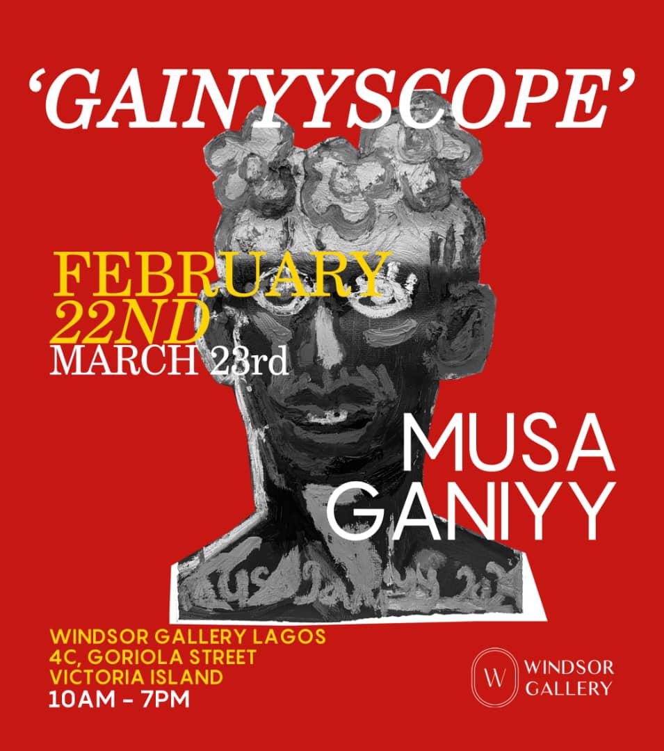 Musa Ganiyy’s “GΛINYYSCOPE” Exhibition Opens at Windsor Gallery Lagos 🗓